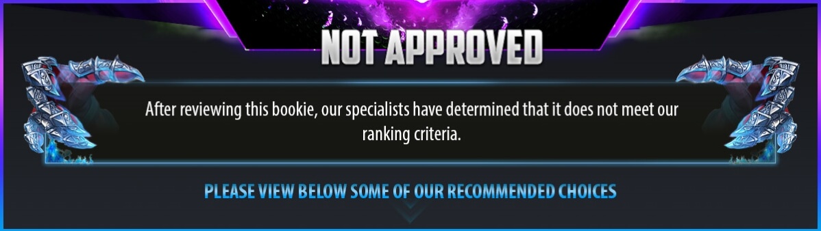 This operator does not meet our ranking criteria.
